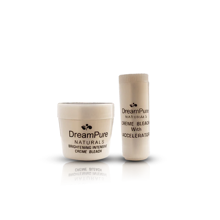 Two DreamPure Naturals hair care products on a white background