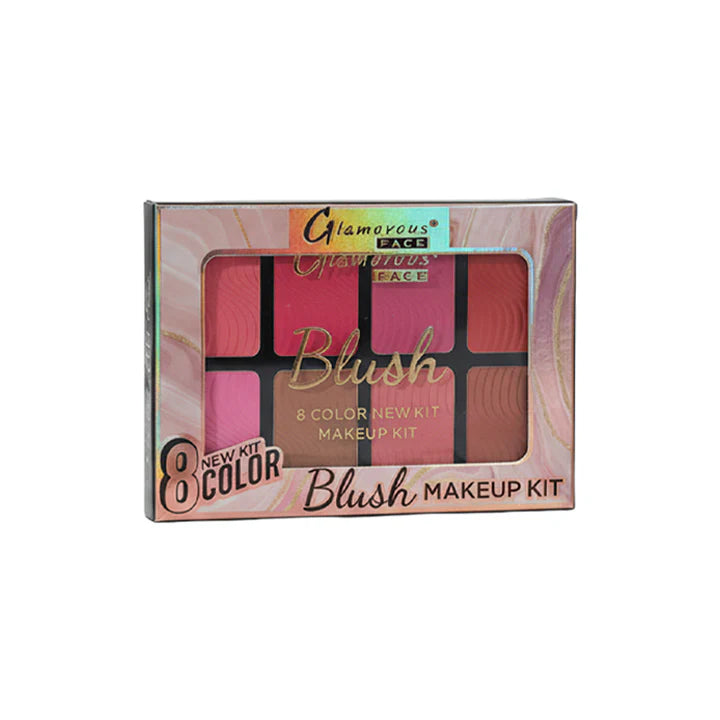 Glamorous Face New 8 Color New Makeup Kit - Blush On