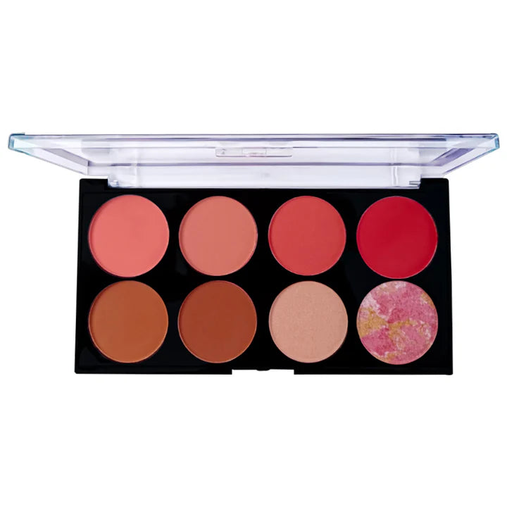 Glamorous Face 8 Color Ultra Blush on Palette Matte