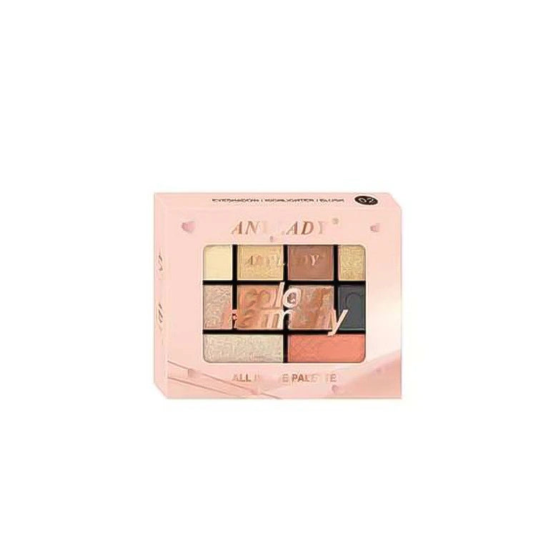 ANYLADY Colour Harmony All-in-One Eyeshadow & Blusher Kit