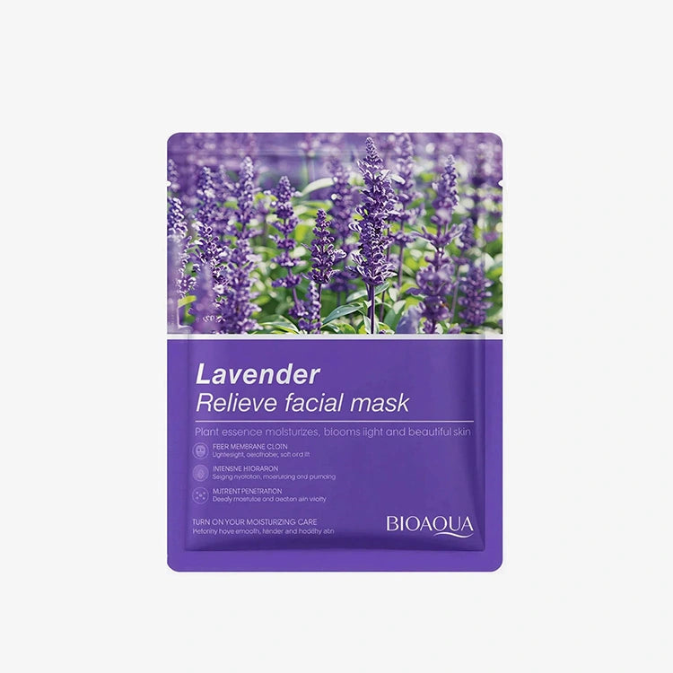 BIOAQUA Lavender Relieve Facial Mask