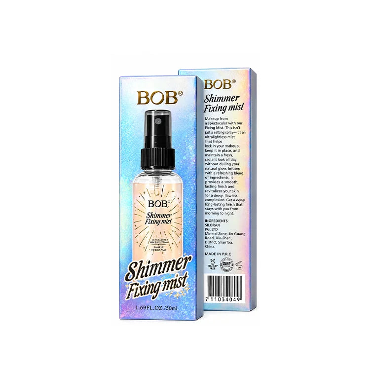 BOB Shimmer Fixing Mist – Long-Lasting Hydrating Setting Spray