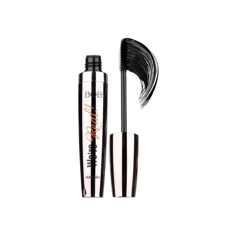 Bobbi Brown mascara with wand on a white background