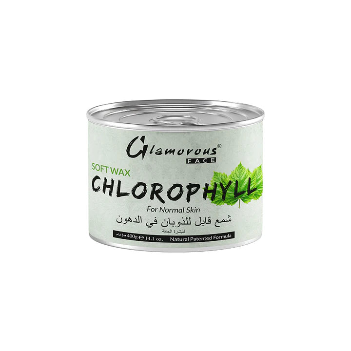Glamorous Face Hair Removal Soft Wax (Chlorophyll) 400g for Dry Skin Tone