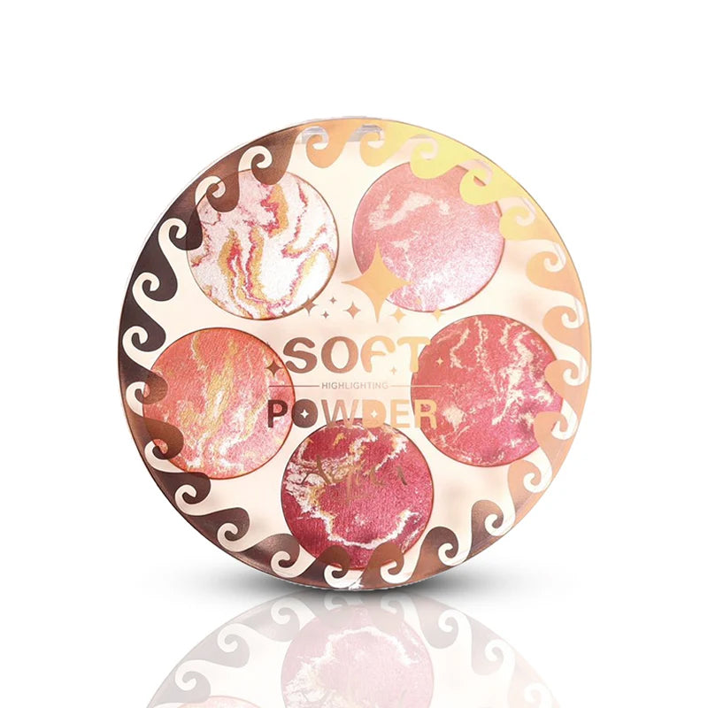 Aqua Color Line 5 in 1 Highlighter & Blush on Kit