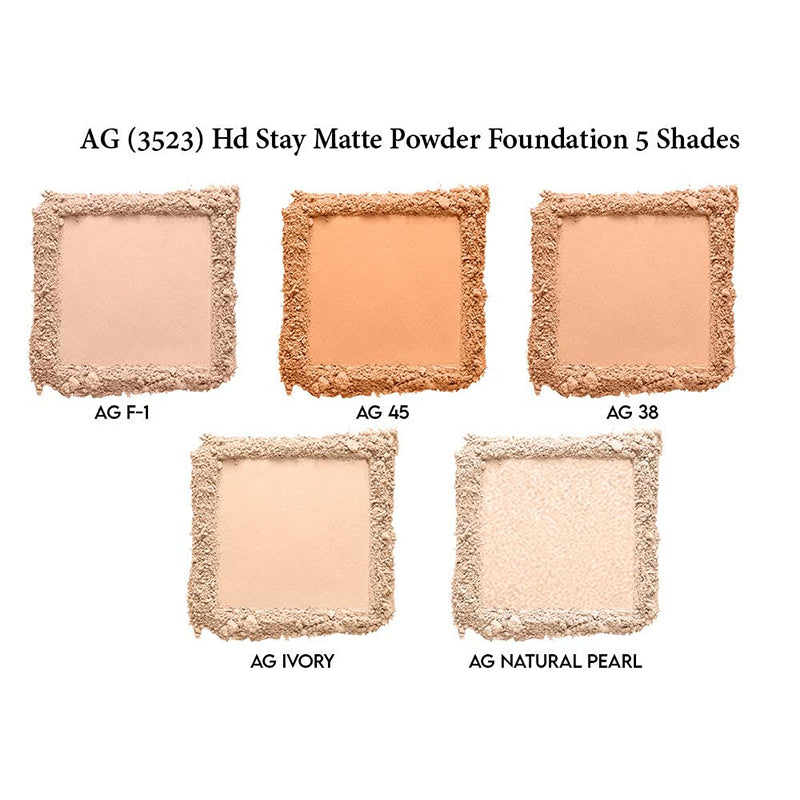 Aqua Color Line Hd Stay Matte Powder Foundation