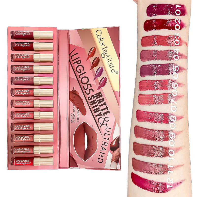 Color Institute Lip Gloss 12 Pieces Pack