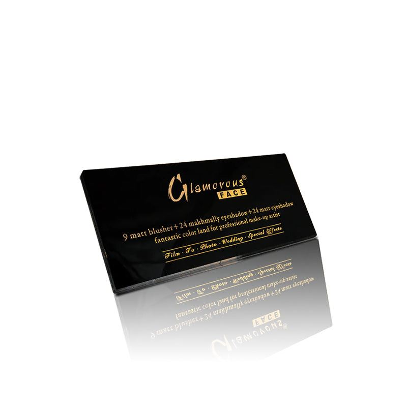 Glamorous Face 24+24+9 Matte, Velvet Eyeshade & Blushon Kit
