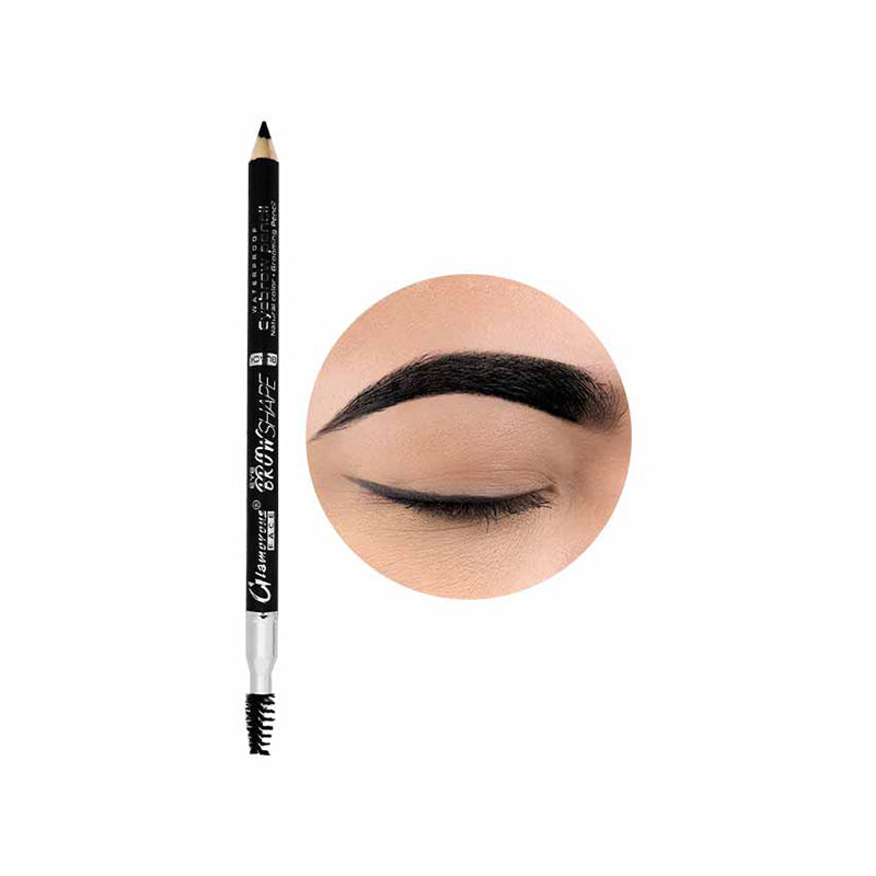 Glamorous Face Waterproof Eyebrow Pencil With Brush