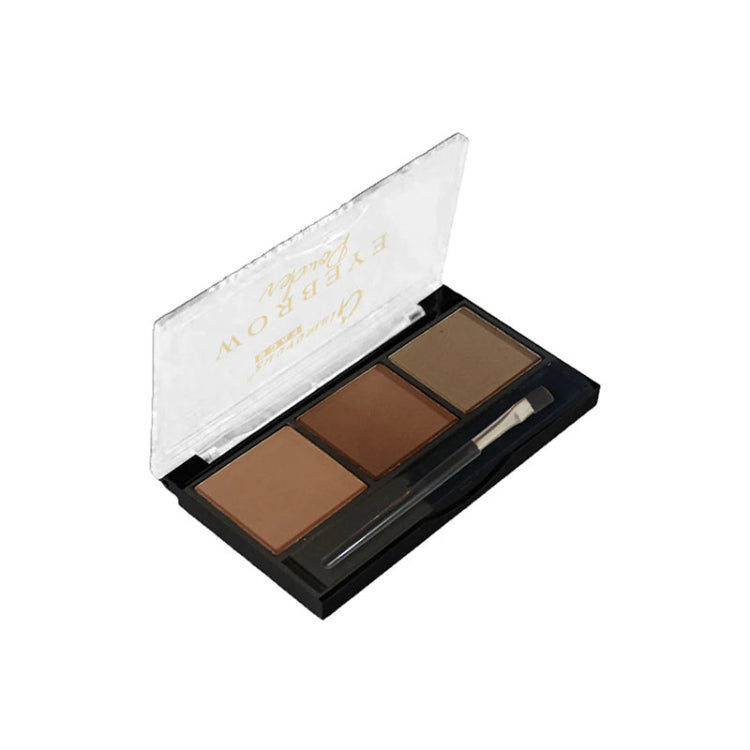 Glamorous Face 3 Color Eyebrow Powder Kit – Perfectly Defined Brows