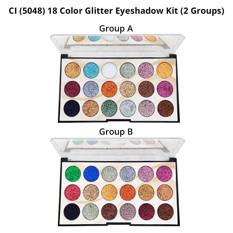 Color Institute 18 Color Glitter Eyeshadow Kit