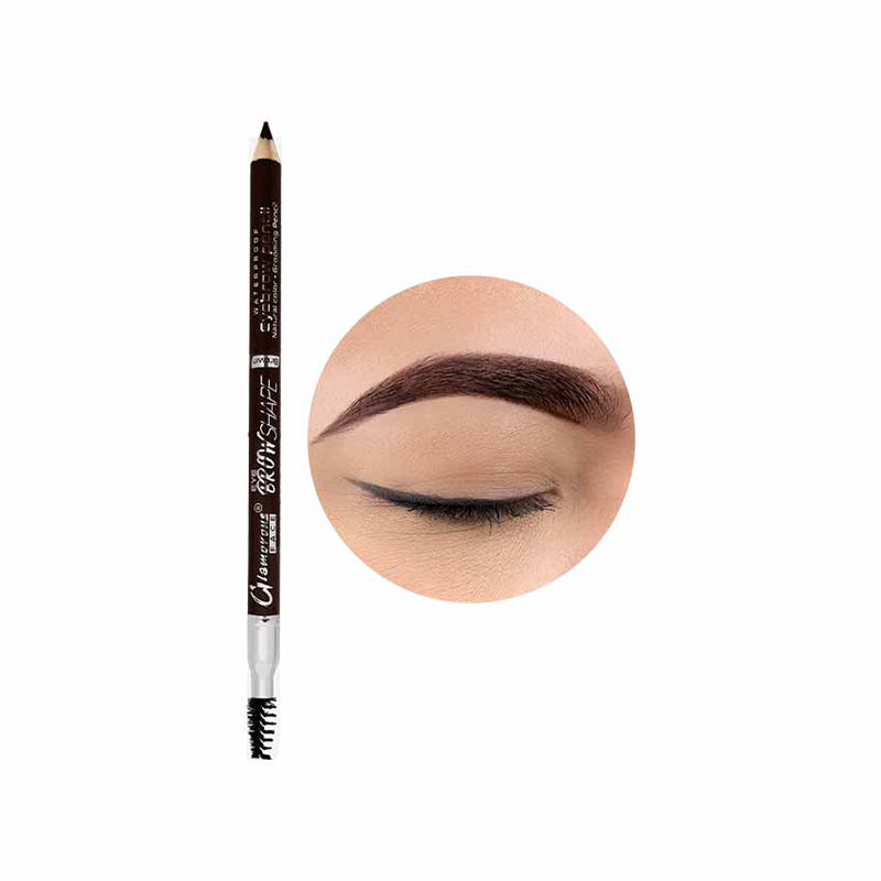 Glamorous Face Waterproof Eyebrow Pencil With Brush
