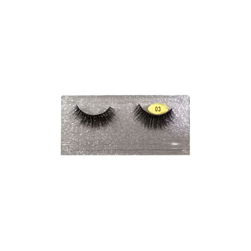 Glamorous Face 4D Mink Hair Eyelashes 10 Pieces GF 8063
