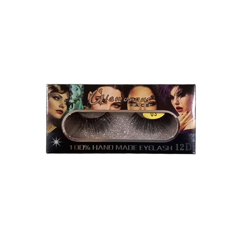 Glamorous Face 12D Mink Hair Eyelashes 10 Pieces GF 8067