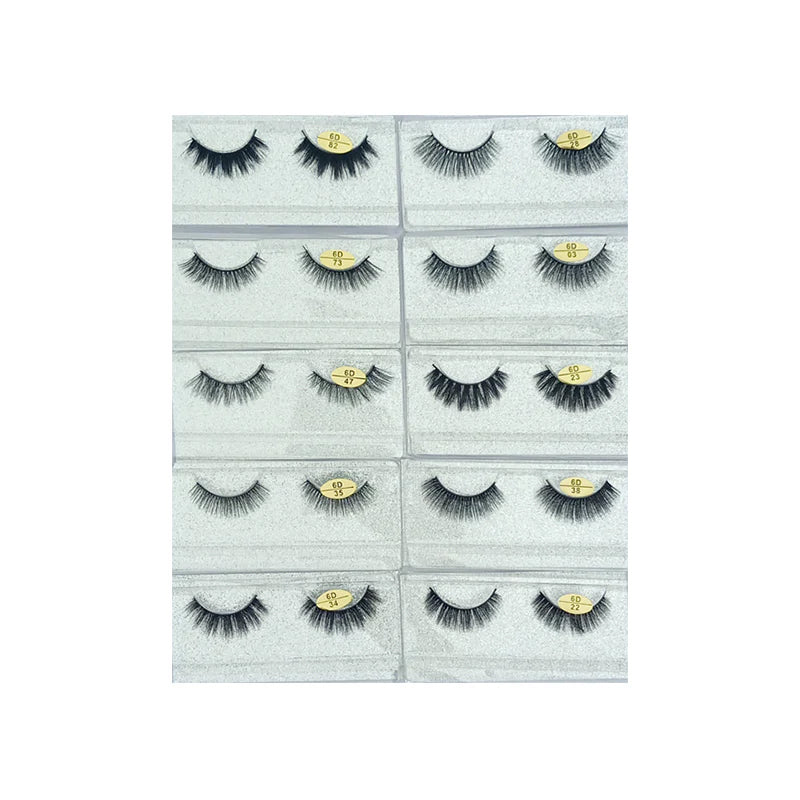 Glamorous Face 6D Mink Hair Eyelashes 10 Pieces GF 8065