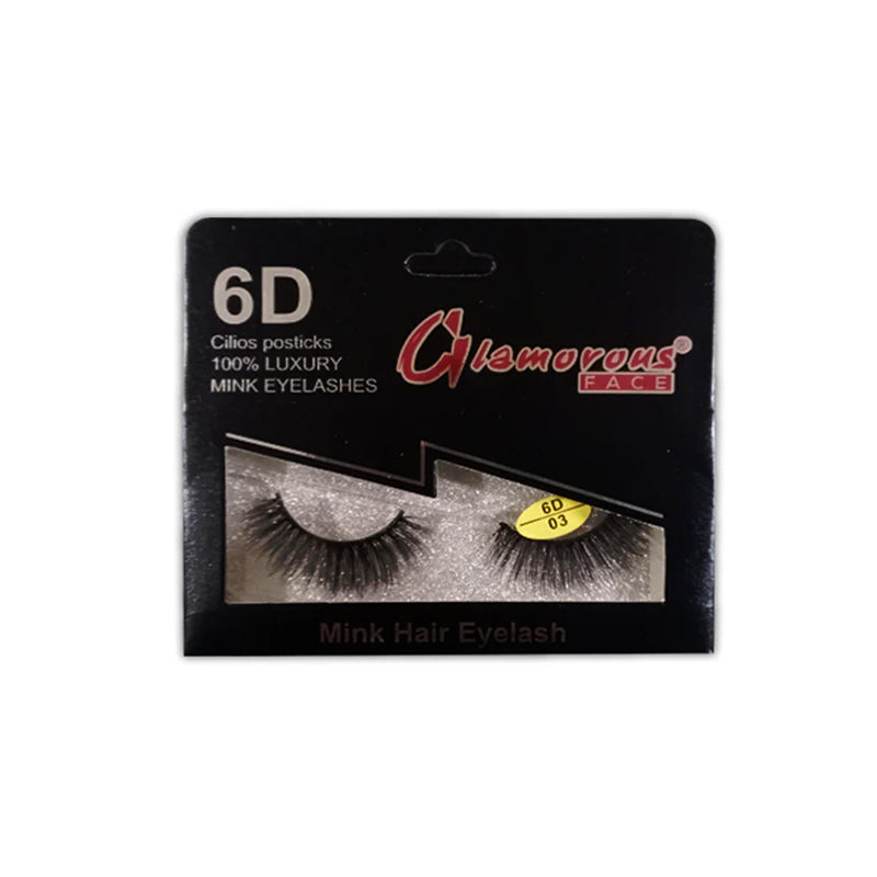 Glamorous Face 6D Mink Hair Eyelashes 10 Pieces GF 8062