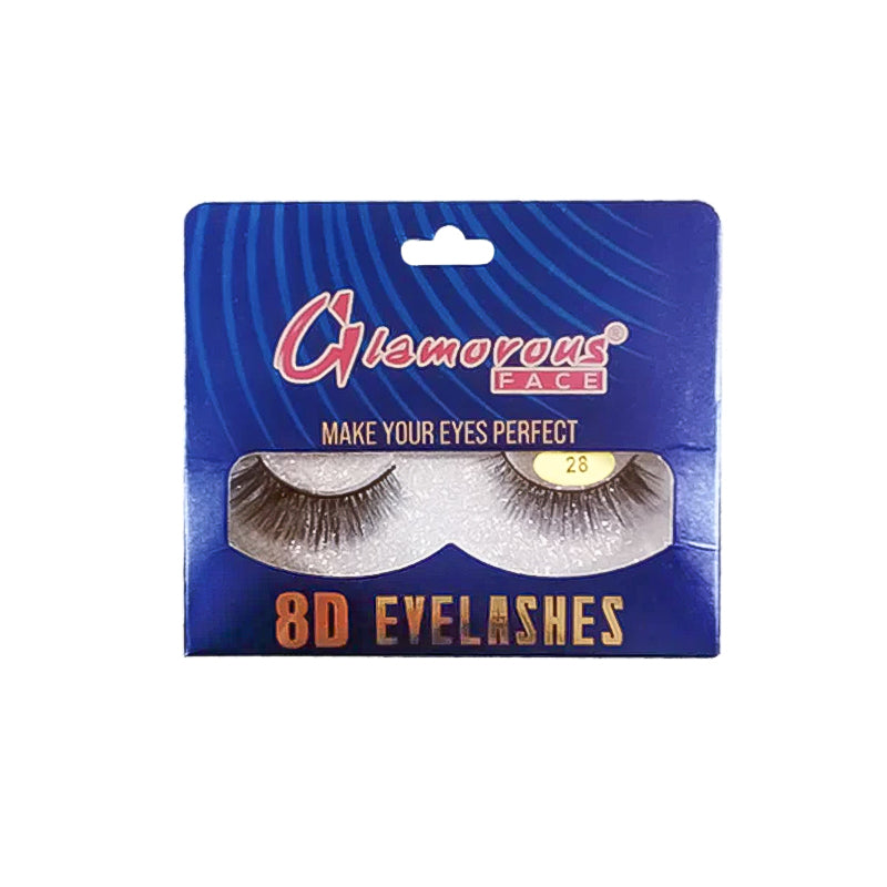 Glamorous Face 8D Mink Hair Eyelashes 10 Pieces GF 8066