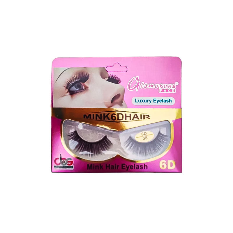 Glamorous Face 6D Mink Hair Eyelashes 10 Pieces GF 8061