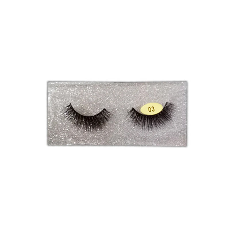 Glamorous Face 12D Mink Hair Eyelashes 10 Pieces GF 8067