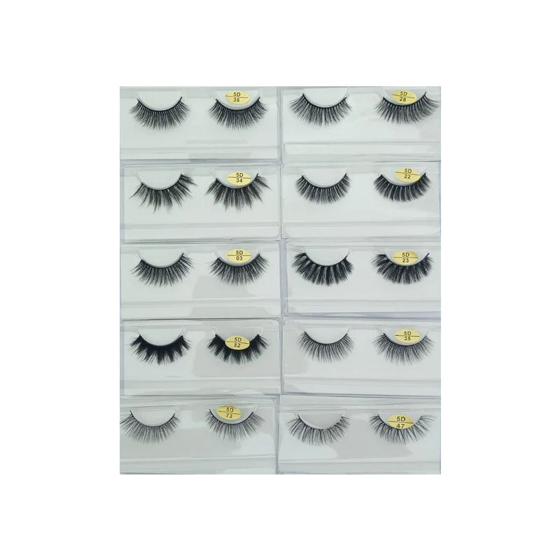 Glamorous Face 5D Mink Hair Eyelashes 10 Pieces GF 8069