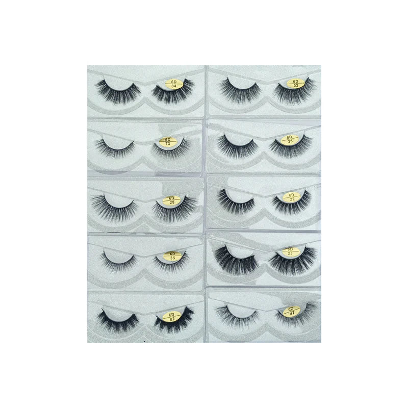 Glamorous Face 6D Mink Hair Eyelashes 10 Pieces GF 8061