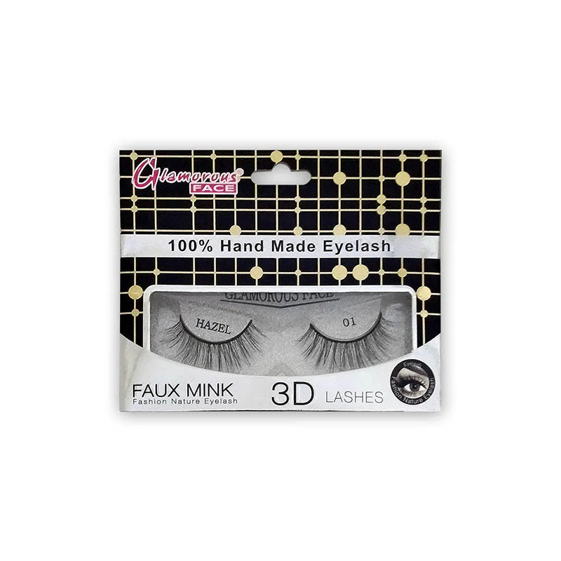 Glamorous Face Faux Mink 3D Eyelashes (14 Styles)