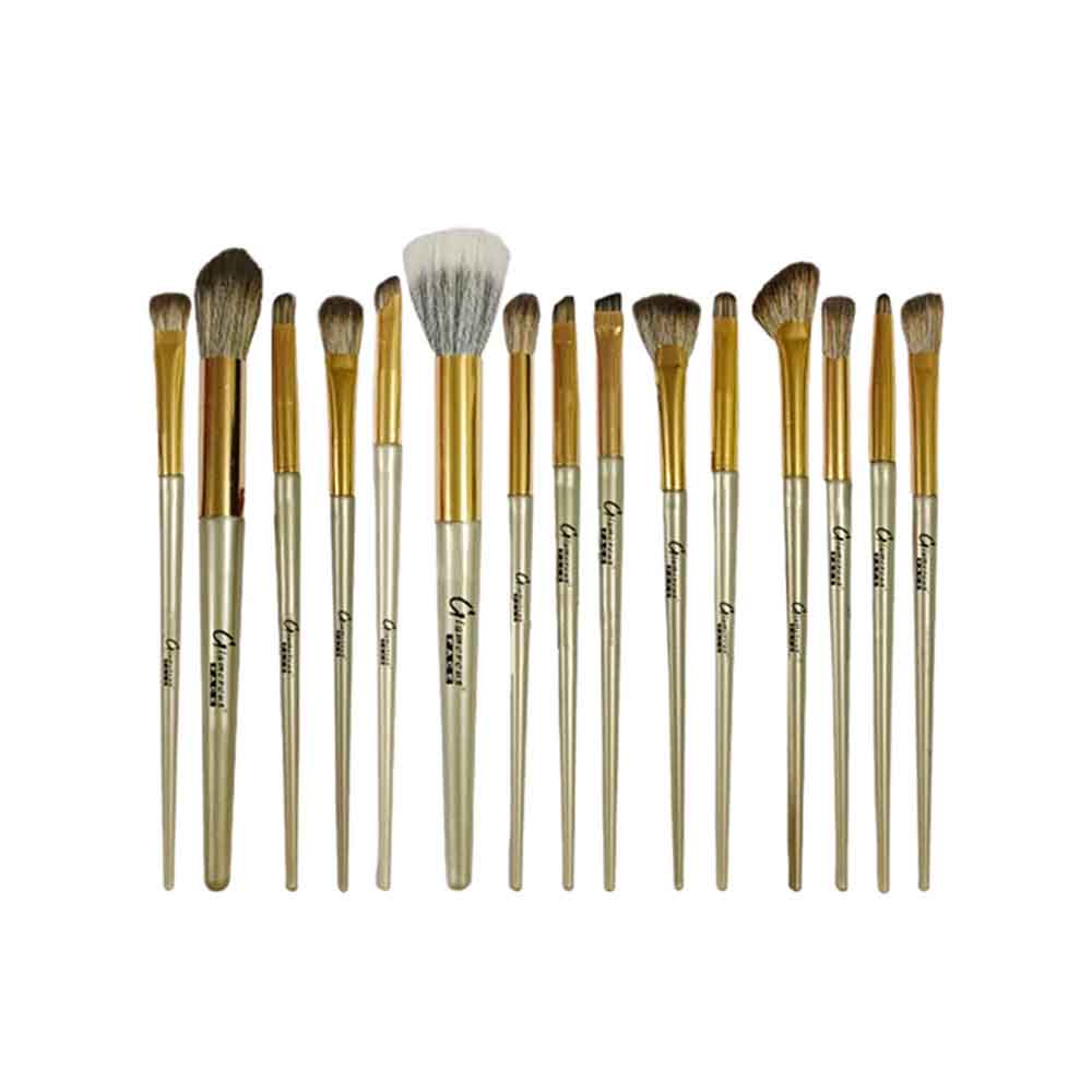 Glamorous Face 15-Piece Eye & Face Makeup Brush Set – Professional Brushes for Flawless Application