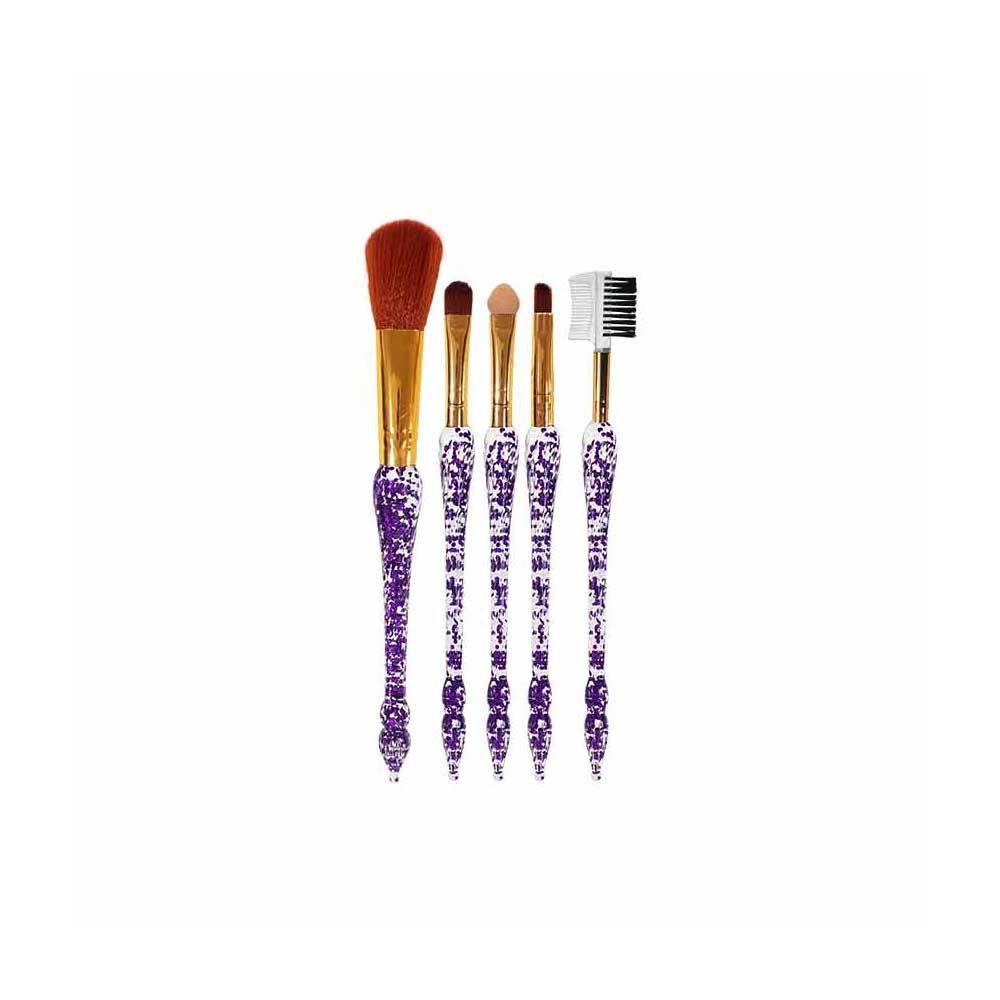Glamorous Face 5 In 1 Makeup Brush Set