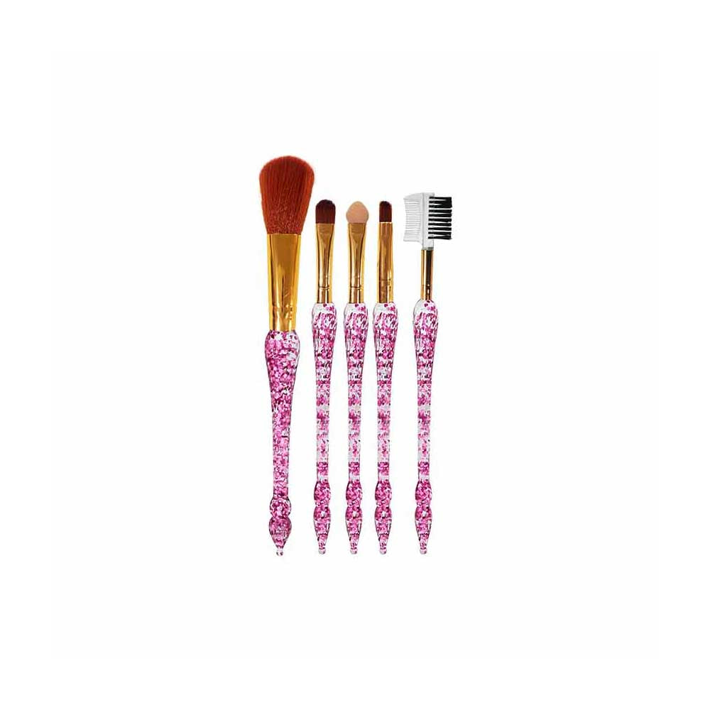 Glamorous Face 5 In 1 Makeup Brush Set
