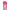 Pink lipstick with visible brand name on a white background