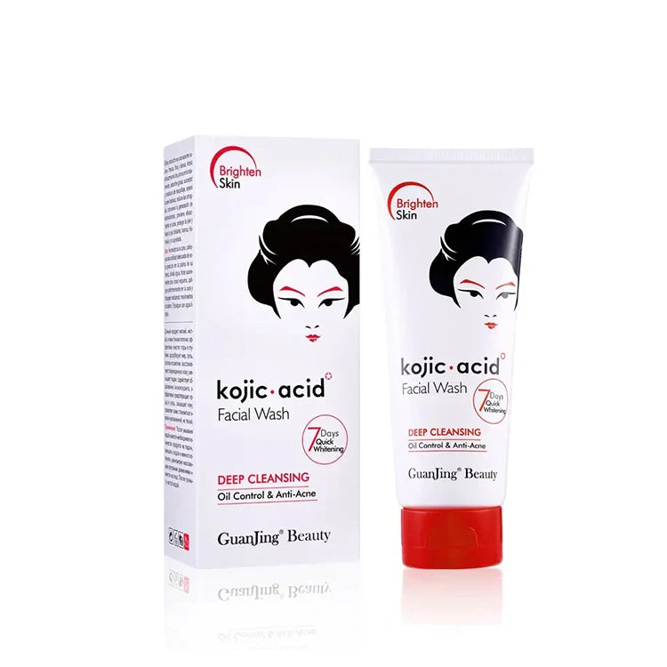 Kojic Acid Facial Wash packaging with a white background