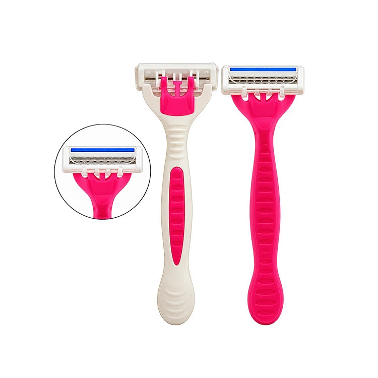 Glamorous Face 2 In 1 Precisa Razor 3 Blades For Women
