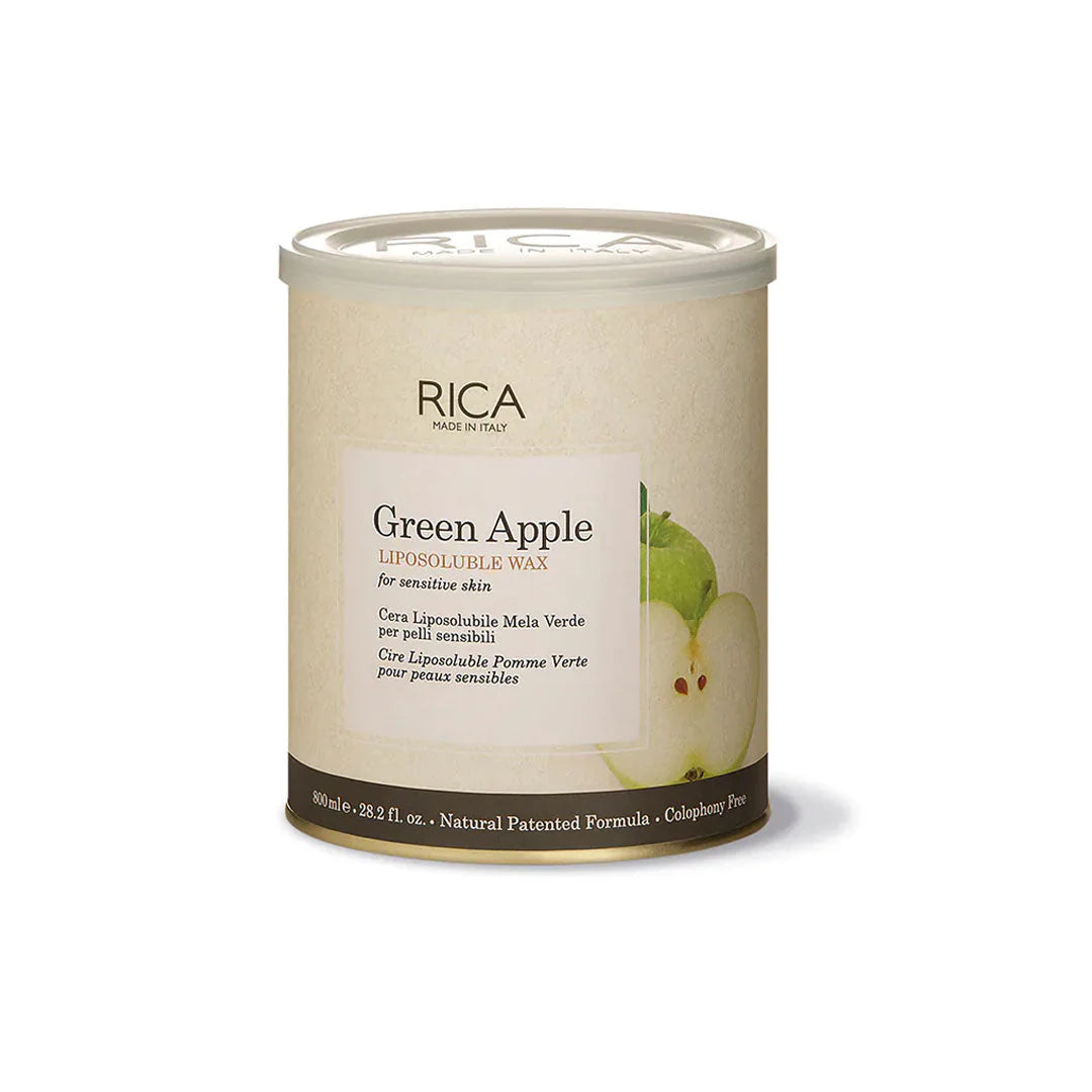 Rica Green Apple Liposoluble Wax 800ml