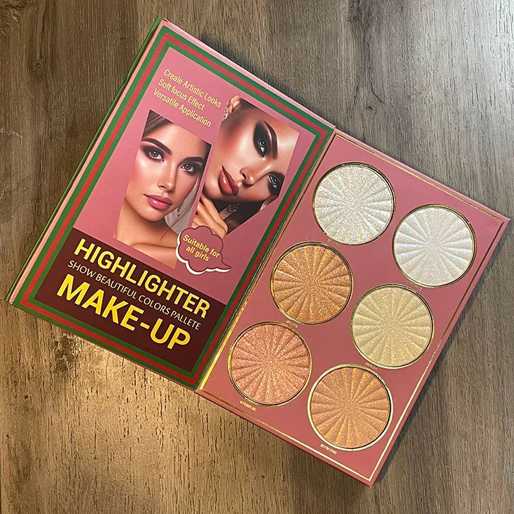 Mocallure 6 in 1 Palette Notebook Glow Let Love