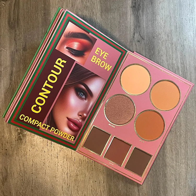 Mocallure 6 in 1 Palette Notebook Glow Let Love