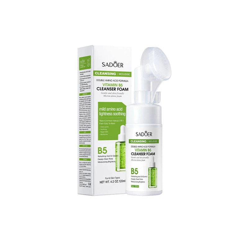 SADØR skincare product set with bottles and packaging on a white background