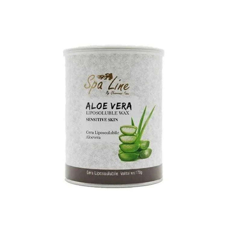 Spa Line Aloe Vera Liposoluble Wax - Hair Removal Wax for Sensitive Skin 800ml
