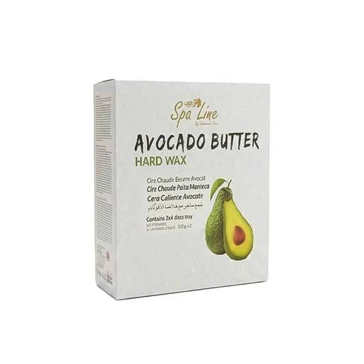 Spa Line Avocado Butter Hard Wax - Professional Hair Removal Wax 1000g