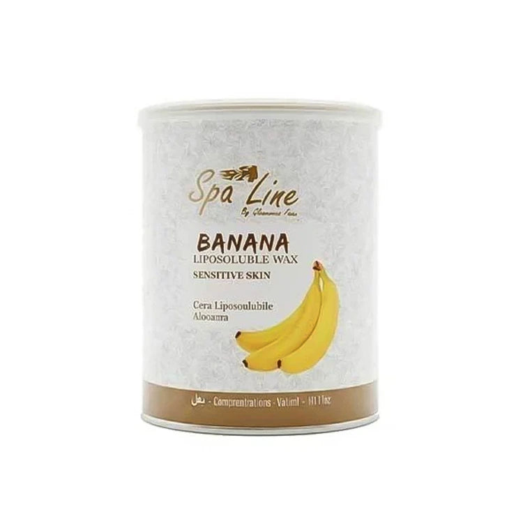 Spa Line Banana Liposoluble Wax - Hair Removal Wax for Sensitive Skin 800ml