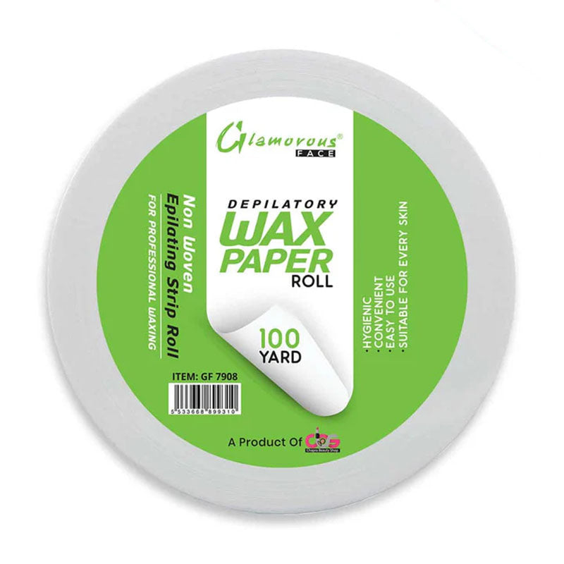 Glamorous Face Depilatory Wax Roll Paper (100 Yard)