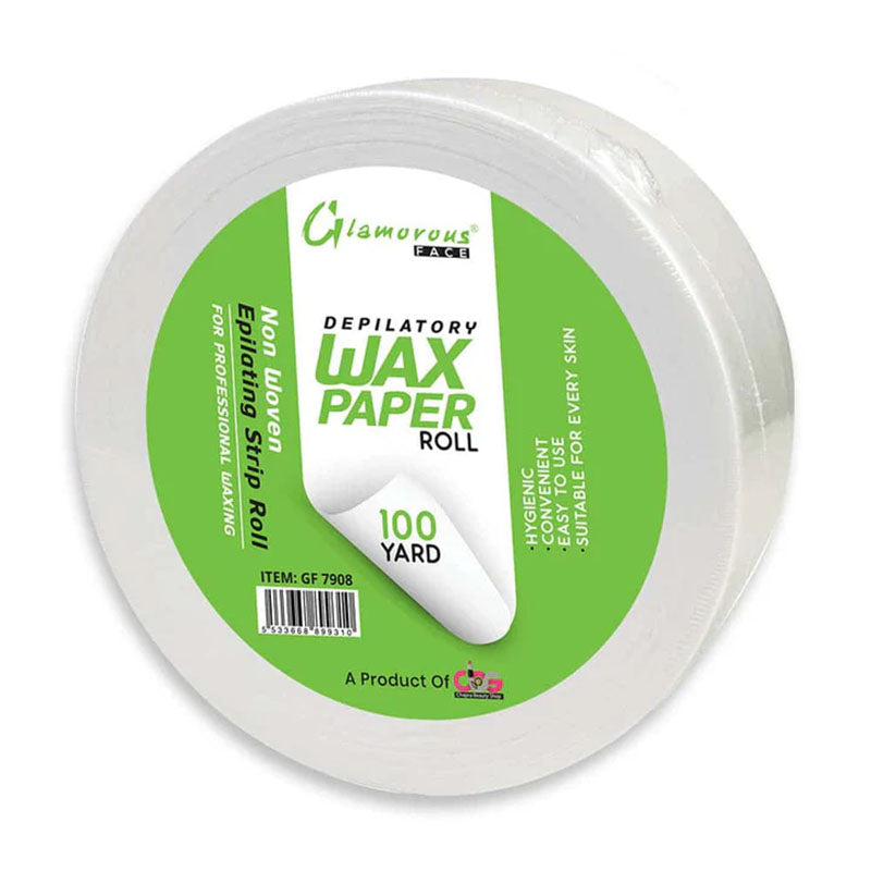Glamorous Face Depilatory Wax Roll Paper (100 Yard)