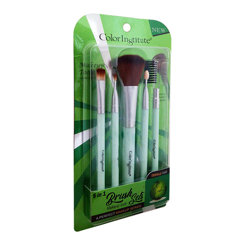 Color Institute makeup brush set packaging on a white background