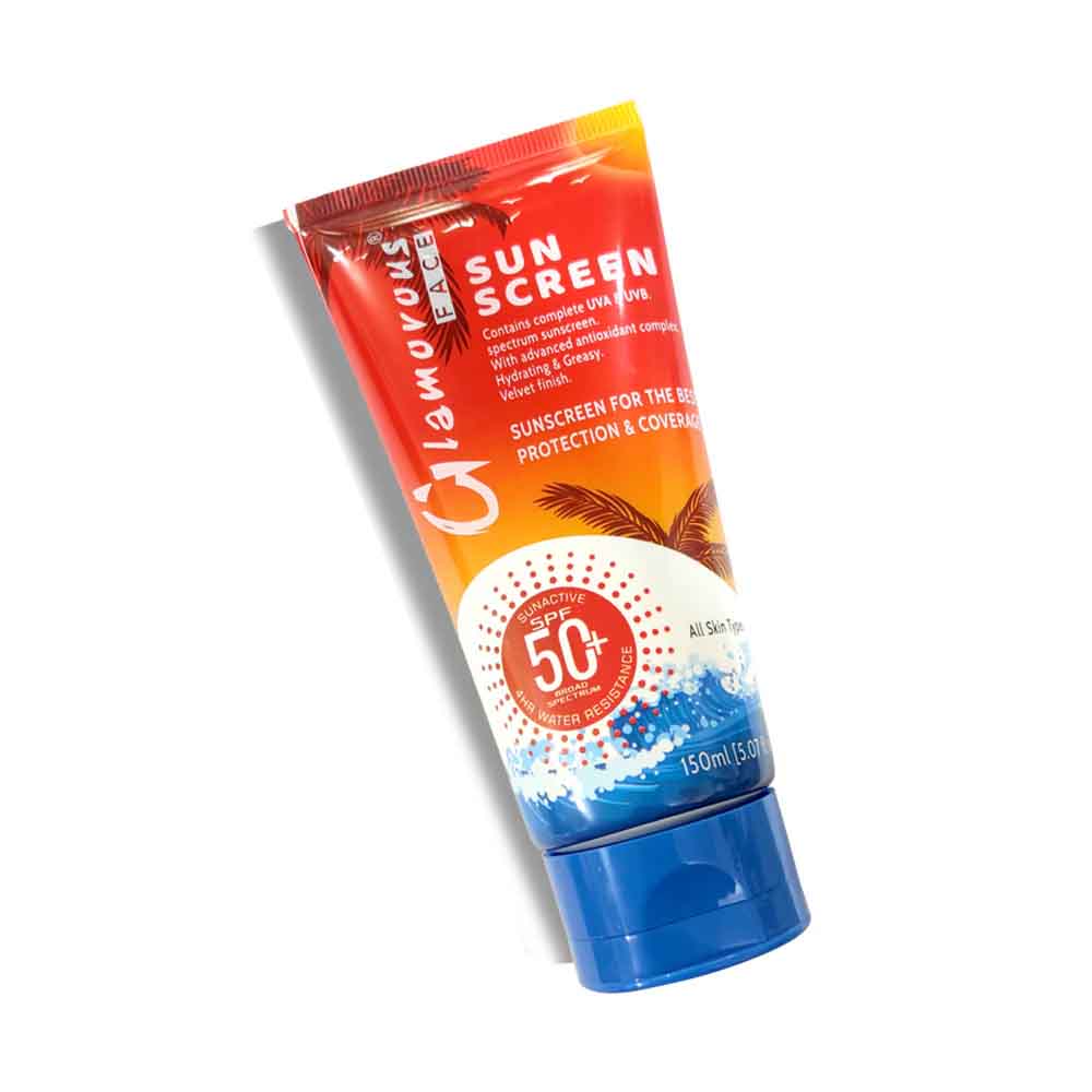 Glamorous Face Sun Screen Lotion Sunblock SPF50+ UVA UVB