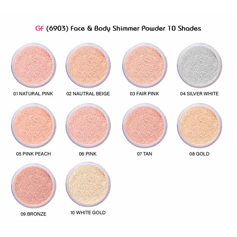 Glamorous Face Loose Face & Body Shimmer Powder