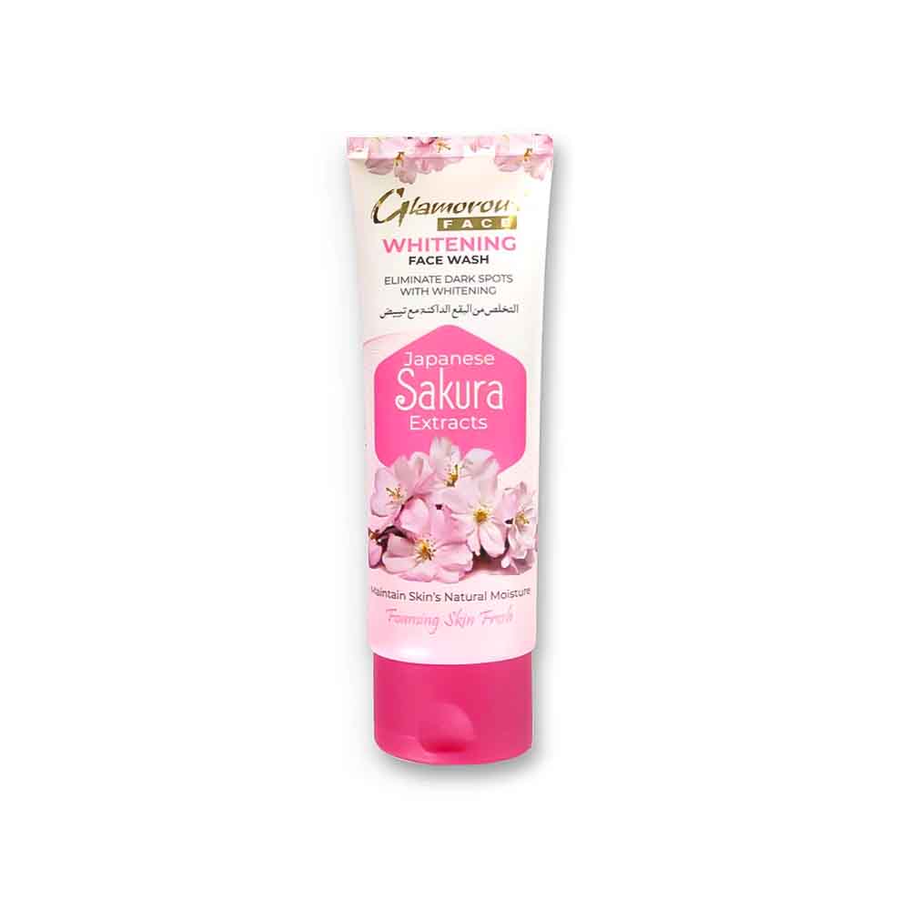 Glamorous Face Whitening Japanese Sakura Extracts Face Wash 100gm