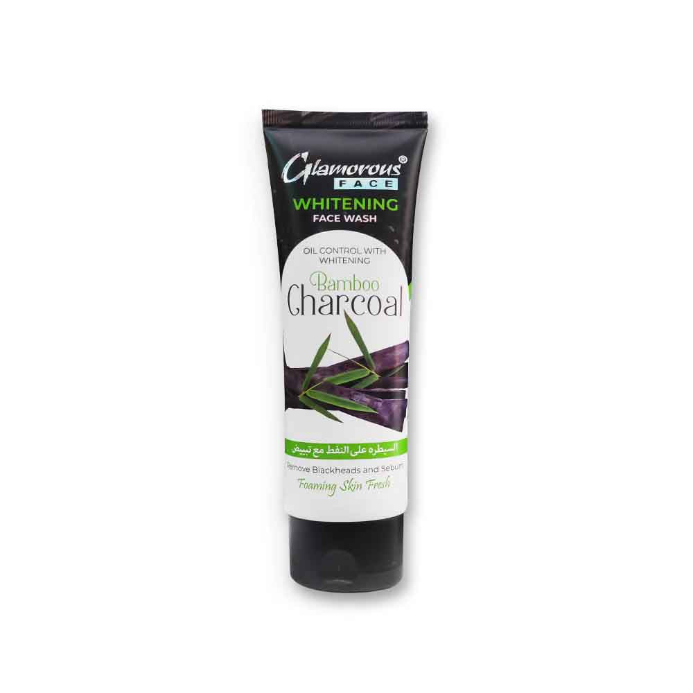 Glamorous Face Oil Control Whitening Bamboo Charcoal Face Wash 100gm