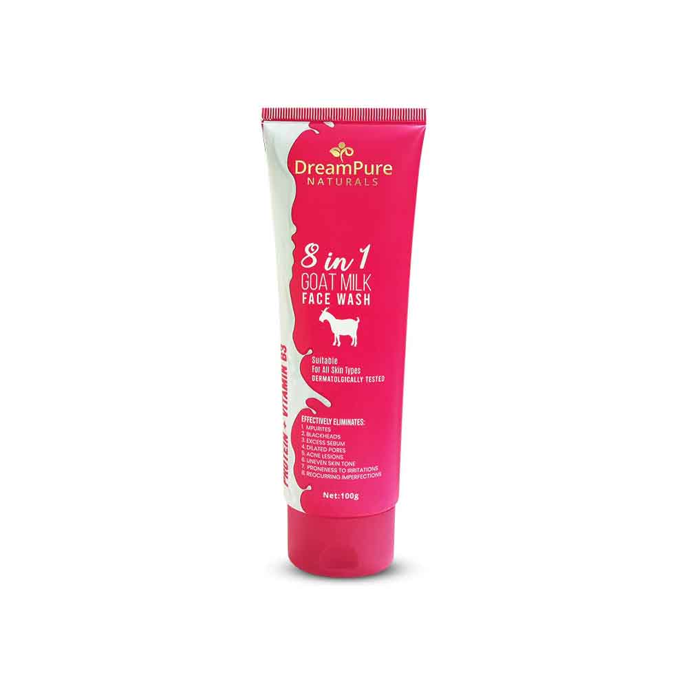 Dream Pure 8 In 1 Goat Milk Face Wash