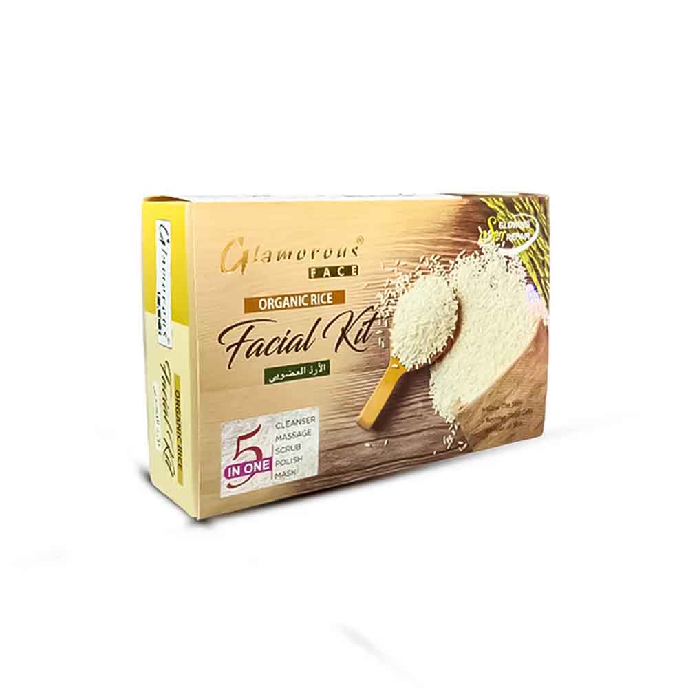 Glamorous Face 5 In 1 Organic Rice Facial Kit