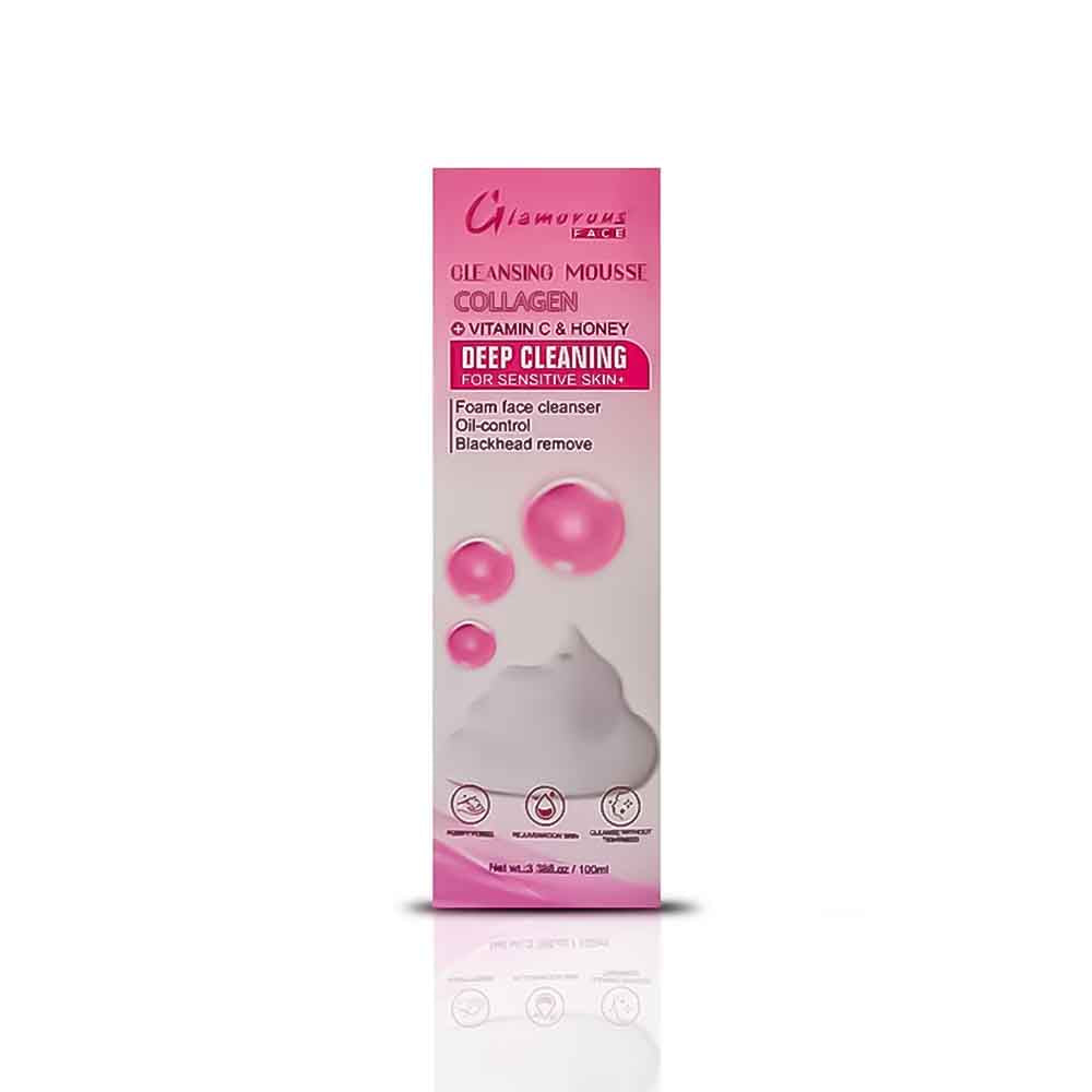 Glamorous Face Cleansing Mousse Collagen, Vitamin C & Honey