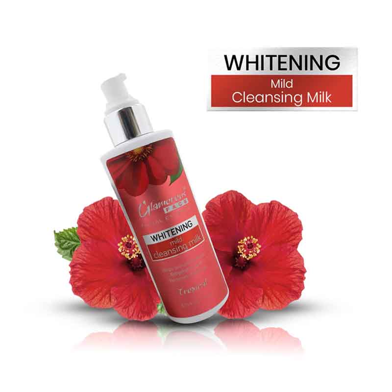 Glamorous Face Whitening Mild Cleansing Milk (Pump 200ML)